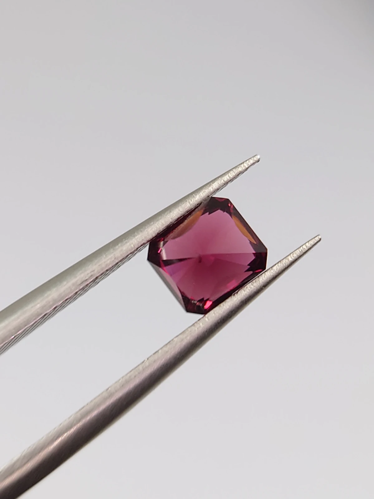0.93ct Natural Umbalite Garnet Modified Cushion Cut Loose gemstone From Malawi — view 3