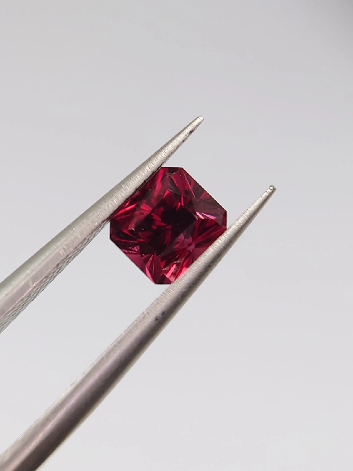 0.93ct Natural Umbalite Garnet Modified Cushion Cut Loose gemstone From Malawi — view 4