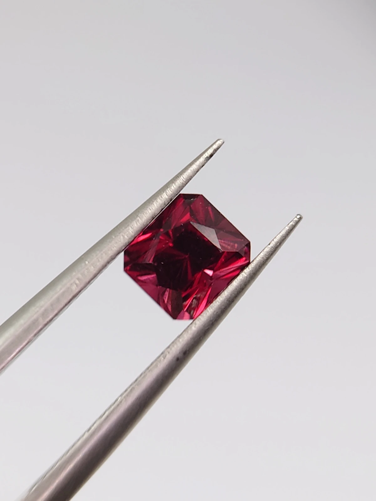 0.93ct Natural Umbalite Garnet Modified Cushion Cut Loose gemstone From Malawi — view 5