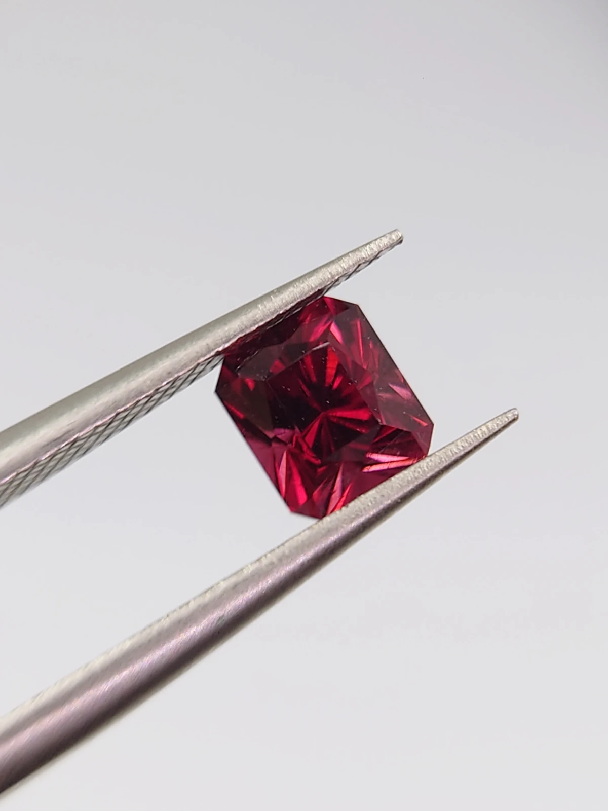 0.93ct Natural Umbalite Garnet Modified Cushion Cut Loose gemstone From Malawi — view 7