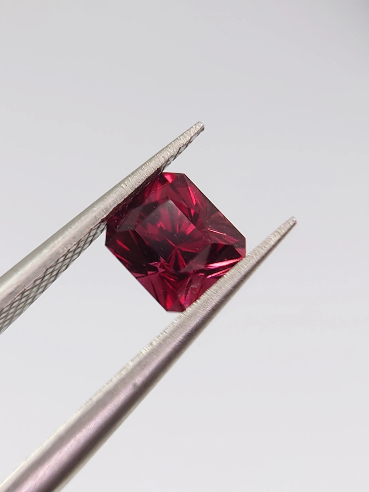 0.93ct Natural Umbalite Garnet Modified Cushion Cut Loose gemstone From Malawi — view 8