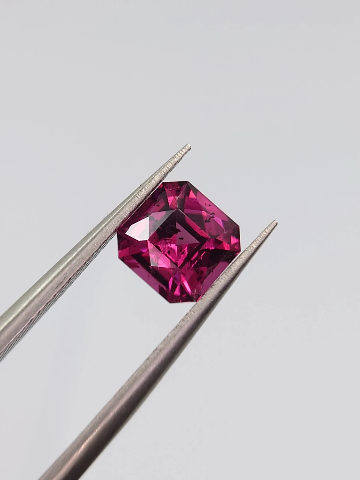 1.28ct Natural Rhodolite Garnet Fancy Cut Loose Gemstone From Tanzania — view 5