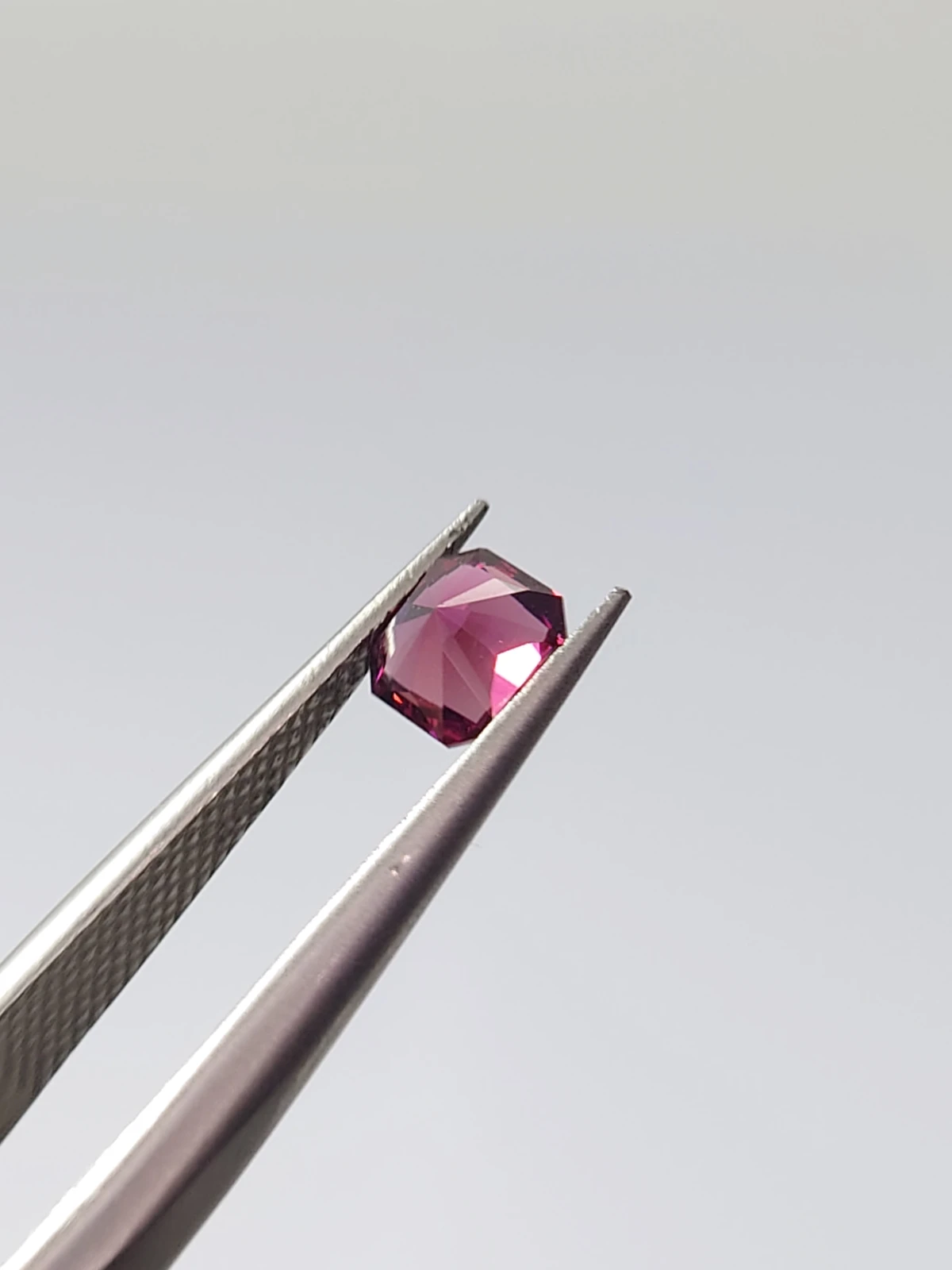 0.55ct Natural Rhodolite Garnet Fancy Cut Loose Gemstone From Tanzania — view 4