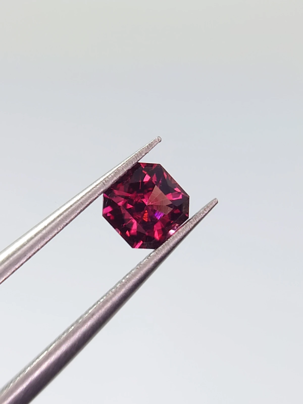 0.55ct Natural Rhodolite Garnet Fancy Cut Loose Gemstone From Tanzania — view 5
