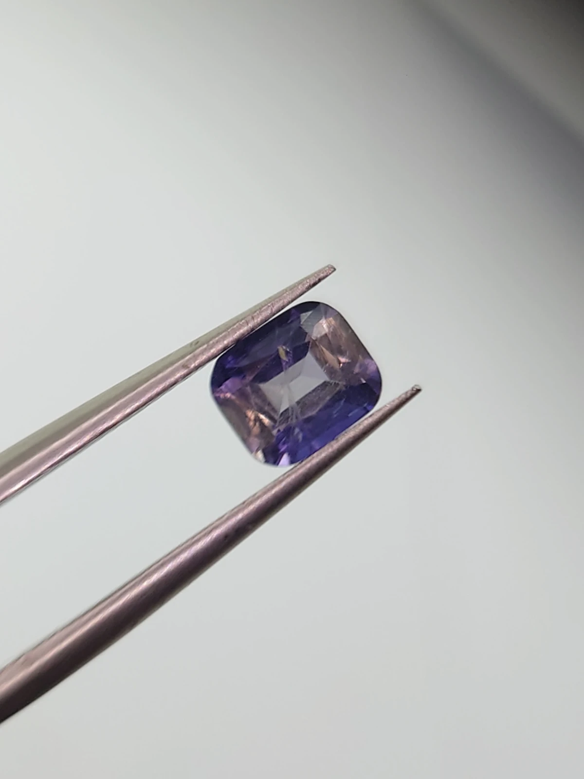 0.6ct Natural Iolite Cushion Cut Loose Gemstone From Madagascar — view 2