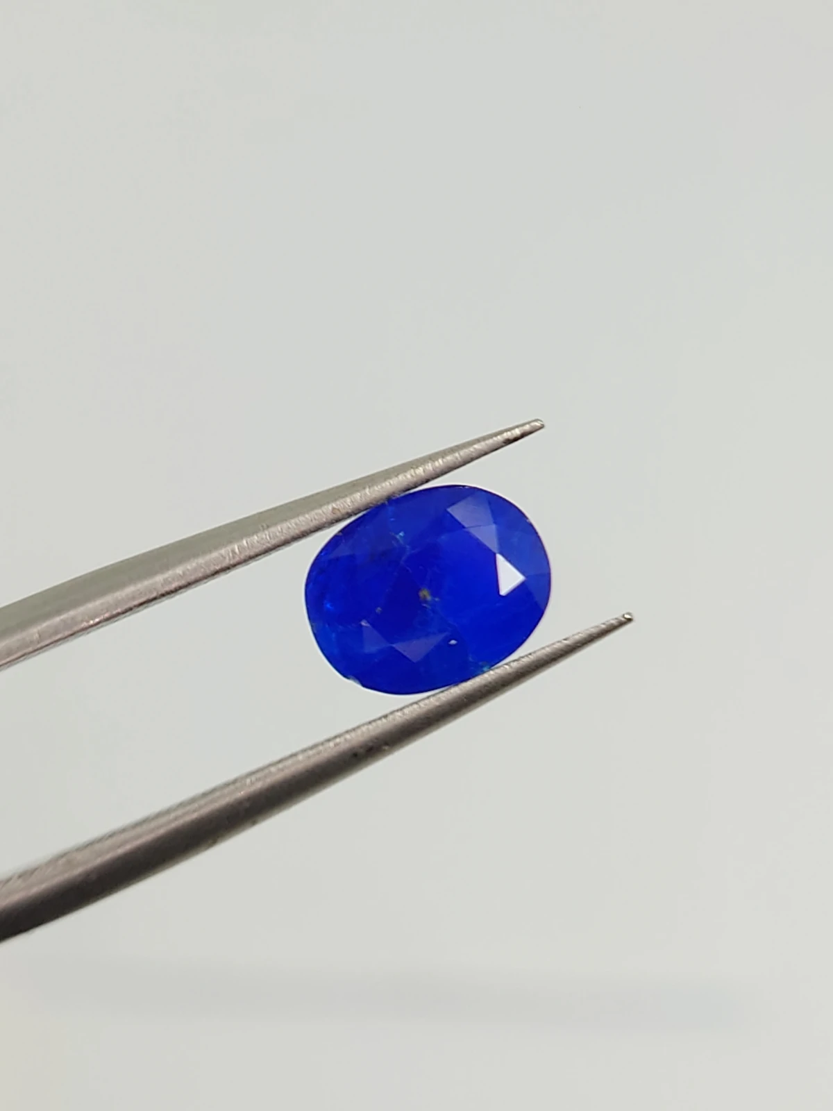 0.9ct Natural Neon Blue Hauyne Oval Cut Loose Gemstone From Afghanistan — view 2