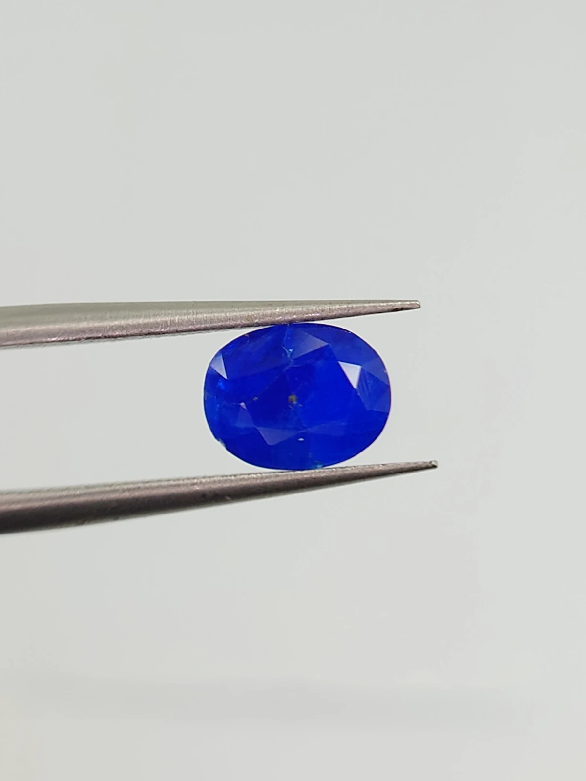 0.9ct Natural Neon Blue Hauyne Oval Cut Loose Gemstone From Afghanistan — view 4