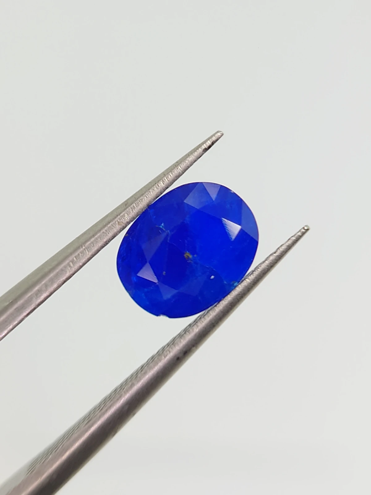 0.9ct Natural Neon Blue Hauyne Oval Cut Loose Gemstone From Afghanistan — view 5