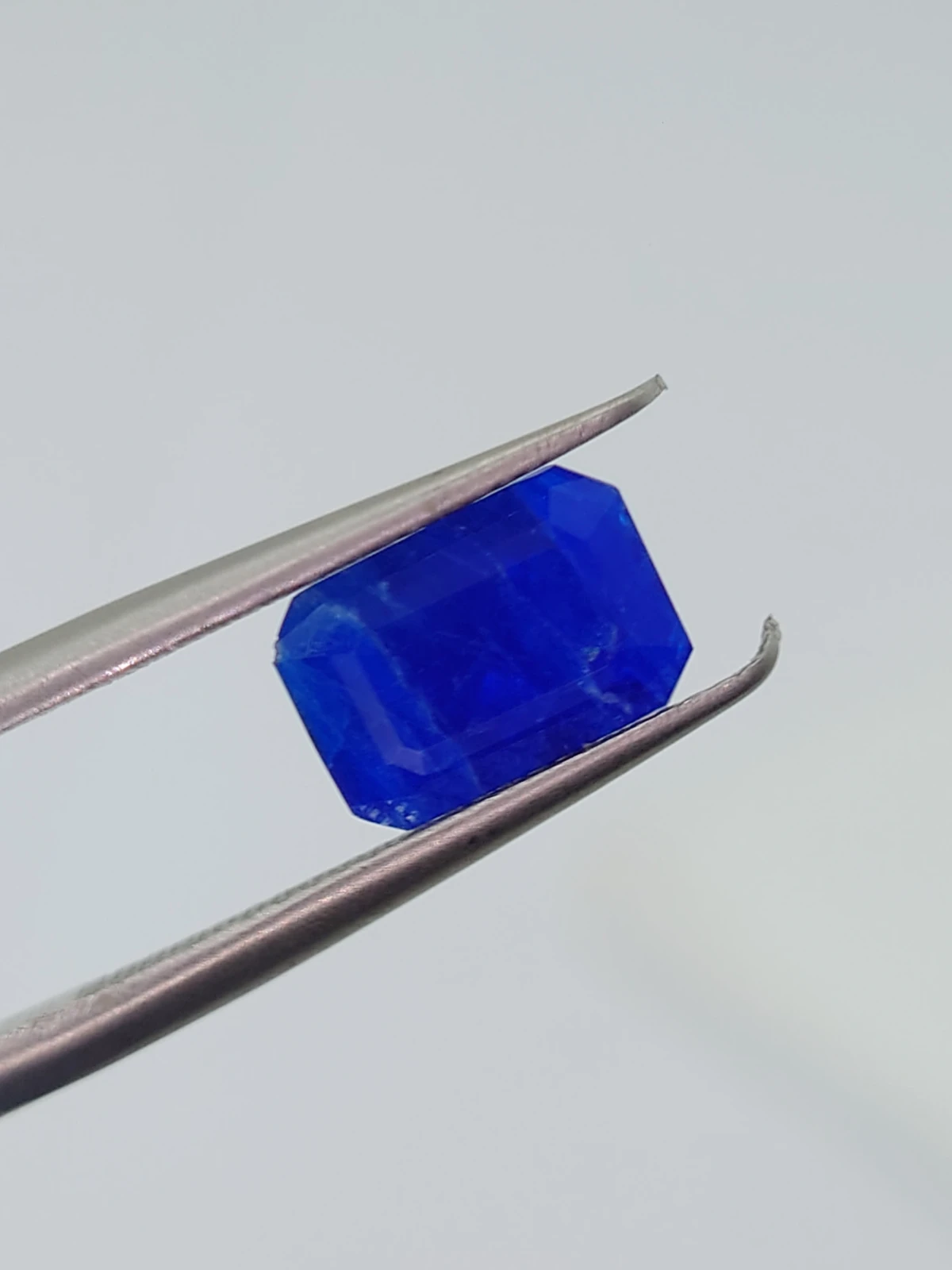 1.31ct Beautiful Natural Hauyne Emerald Cut Faceted Loose Gemstones from Afghanstian — view 2