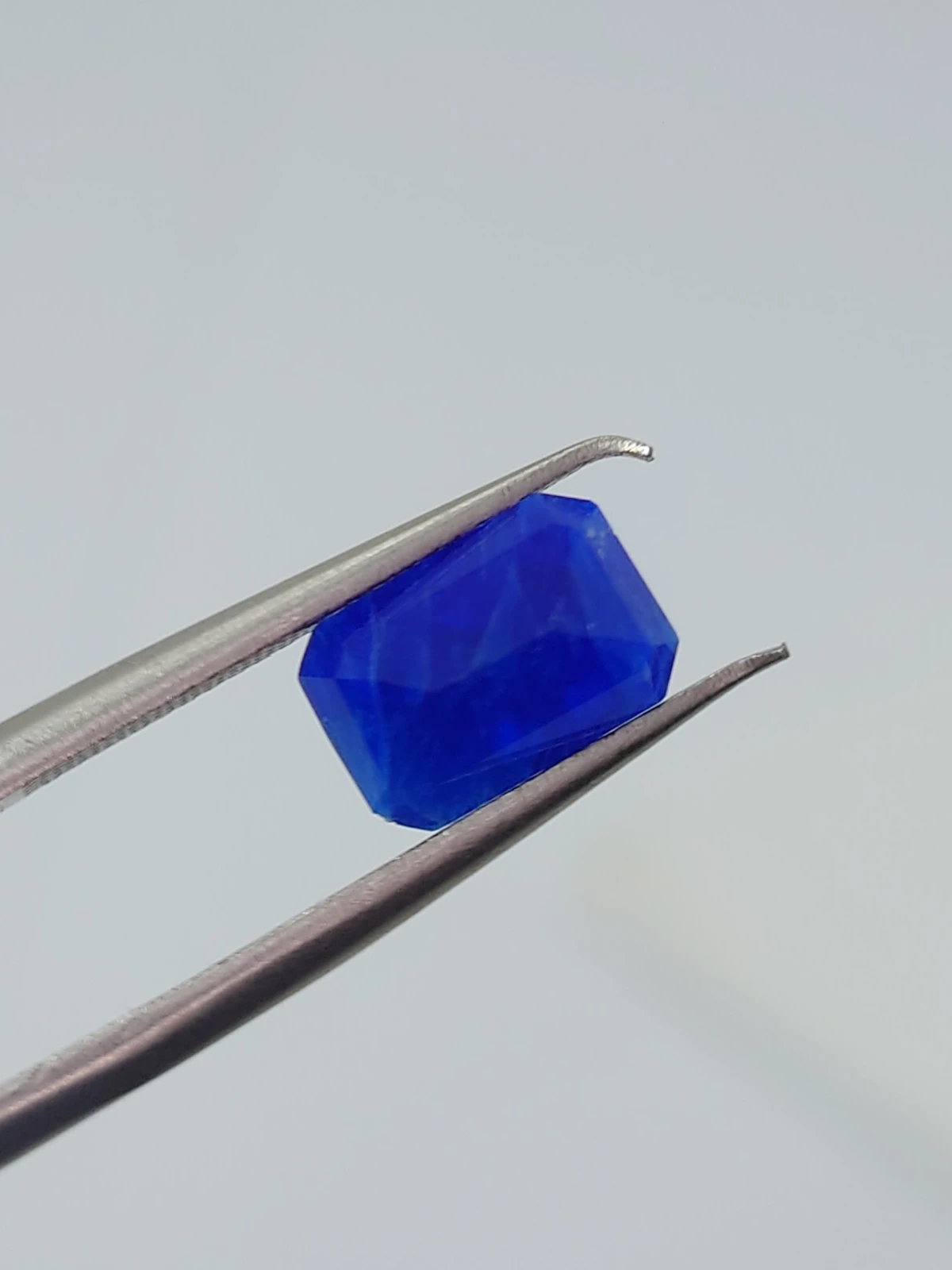 1.31ct Beautiful Natural Hauyne Emerald Cut Faceted Loose Gemstones from Afghanstian — view 3