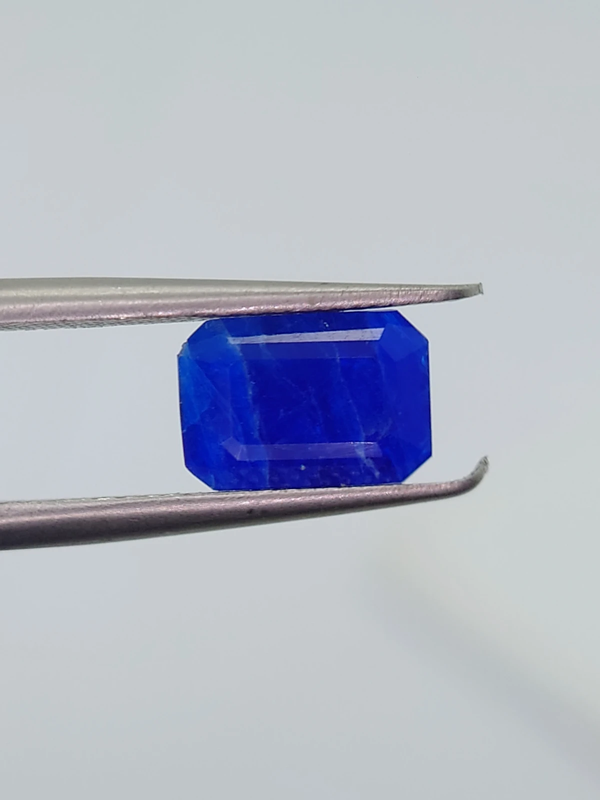 1.31ct Beautiful Natural Hauyne Emerald Cut Faceted Loose Gemstones from Afghanstian — view 4
