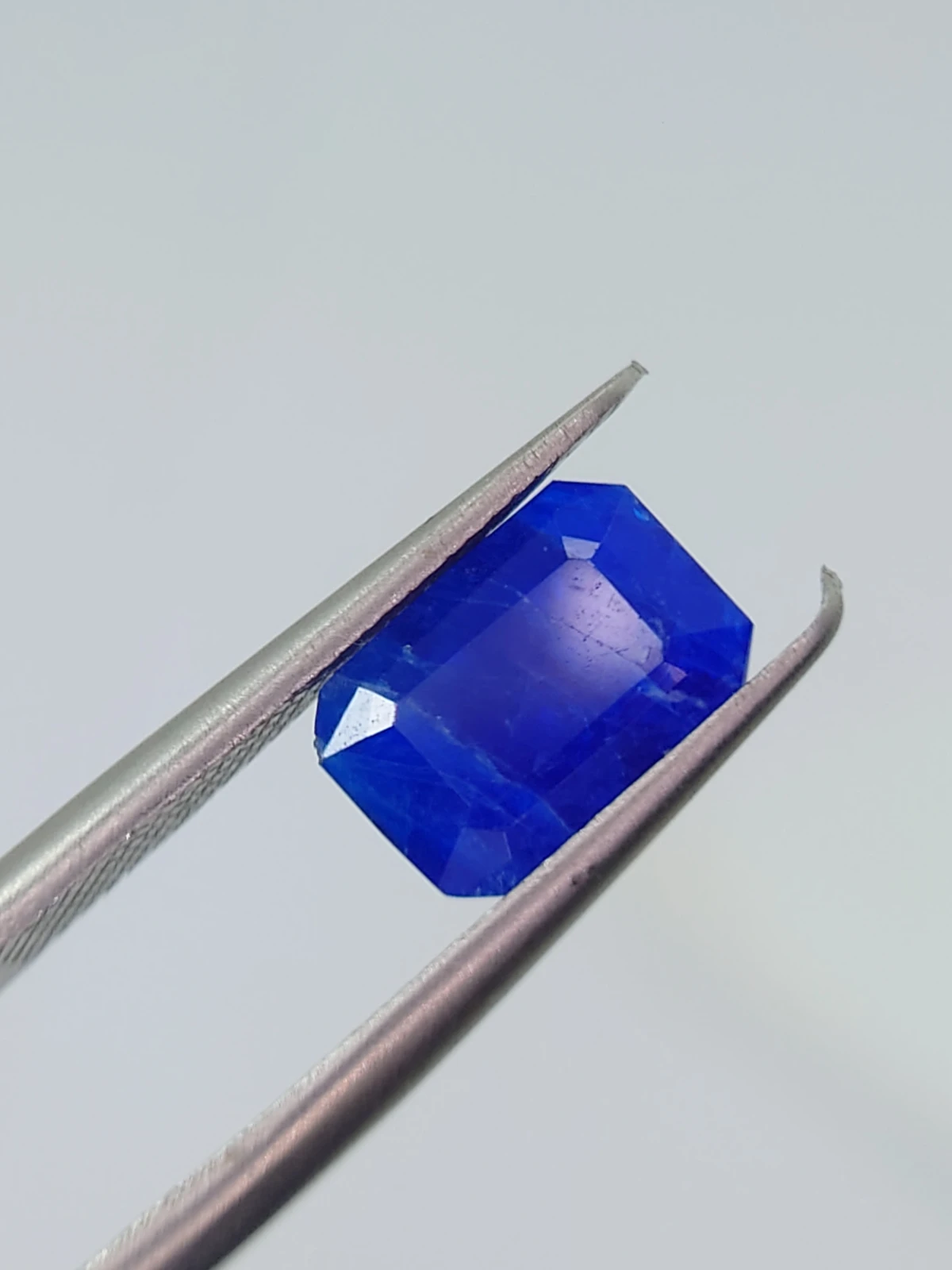 1.31ct Beautiful Natural Hauyne Emerald Cut Faceted Loose Gemstones from Afghanstian — view 5