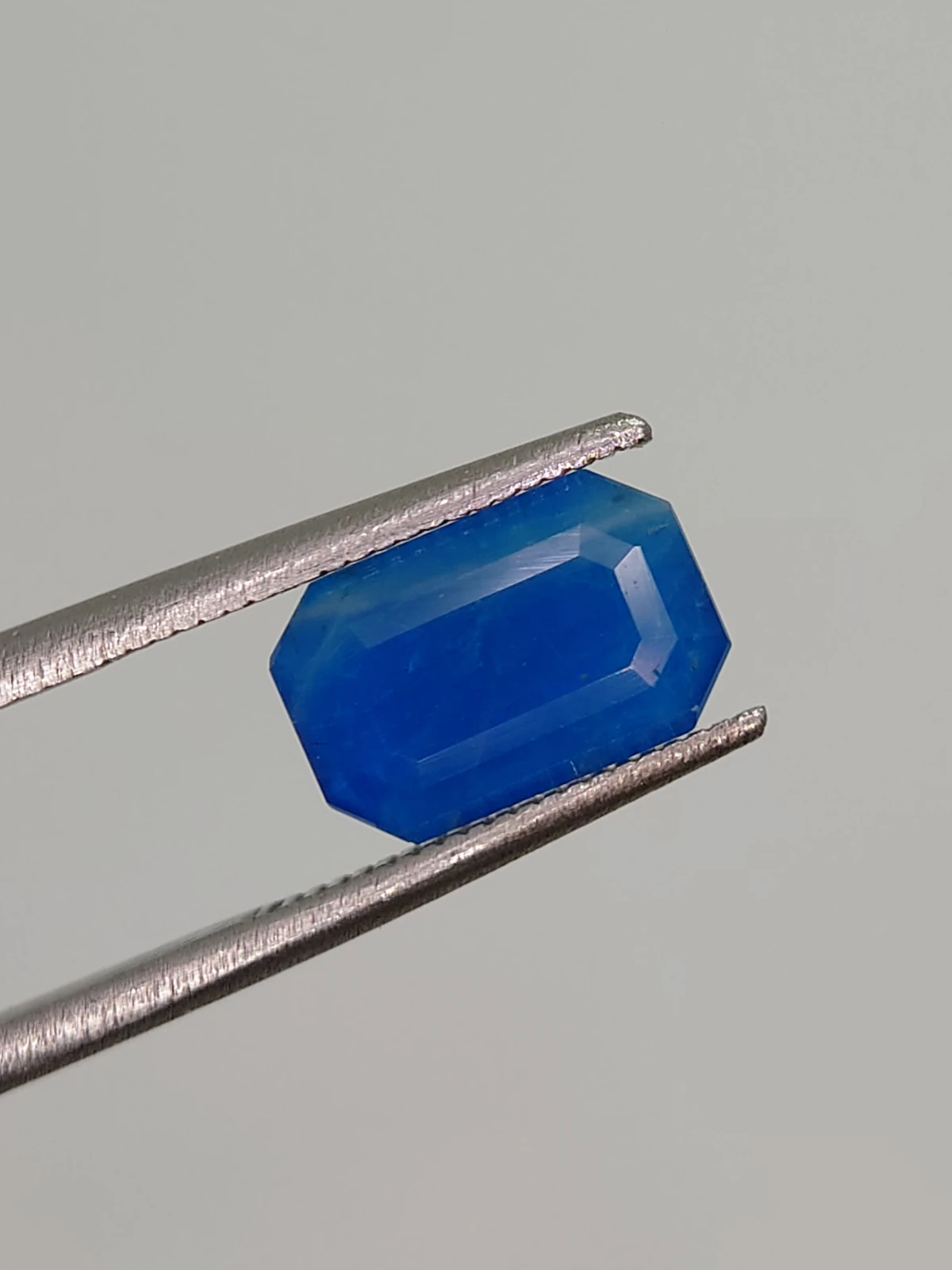1ct  Natural Hauyne  Emerald Cut Faceted Loose Gemstones from Afghanistan — view 2