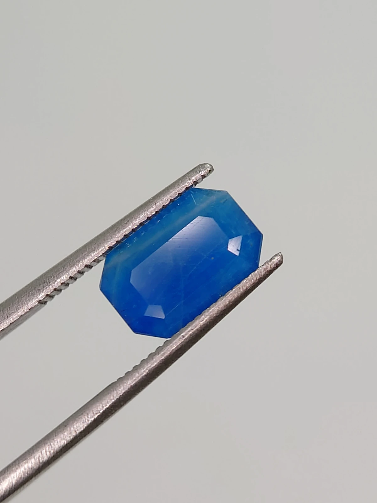 1ct  Natural Hauyne  Emerald Cut Faceted Loose Gemstones from Afghanistan — view 4