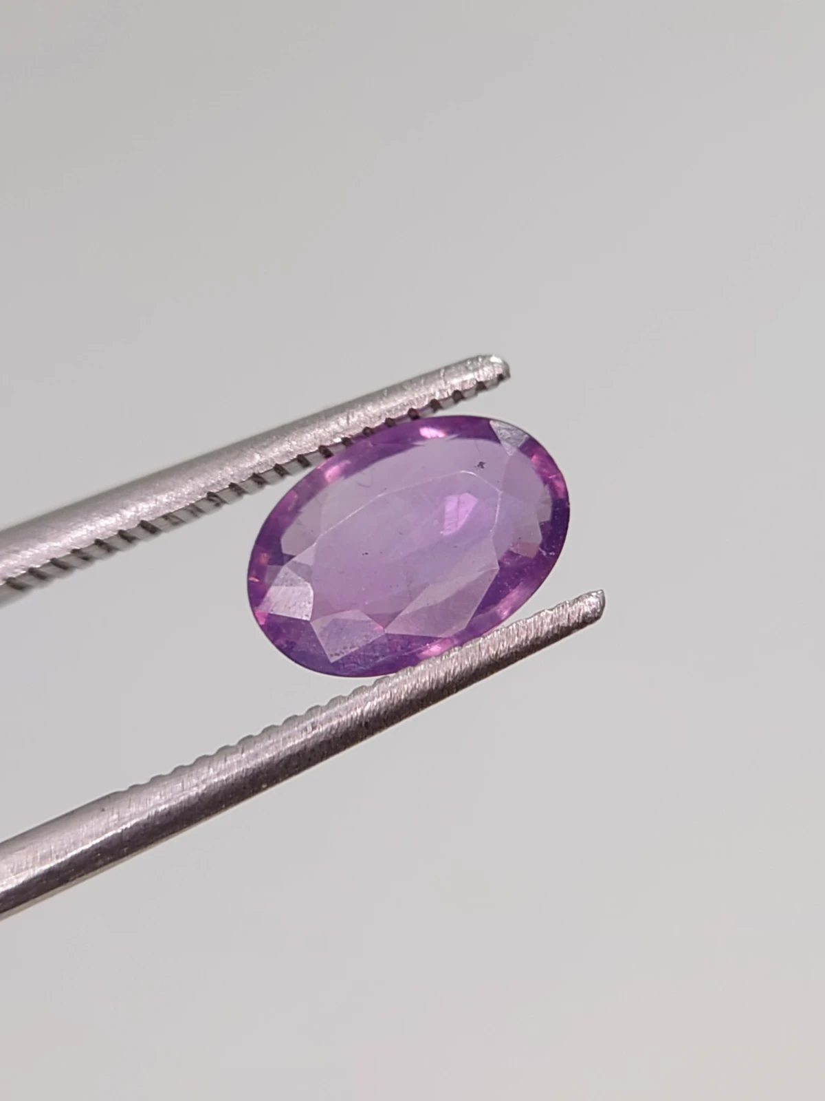 1.59ct Natural Pinkish Purple Sapphire from Kashmir, Pakistan — view 2
