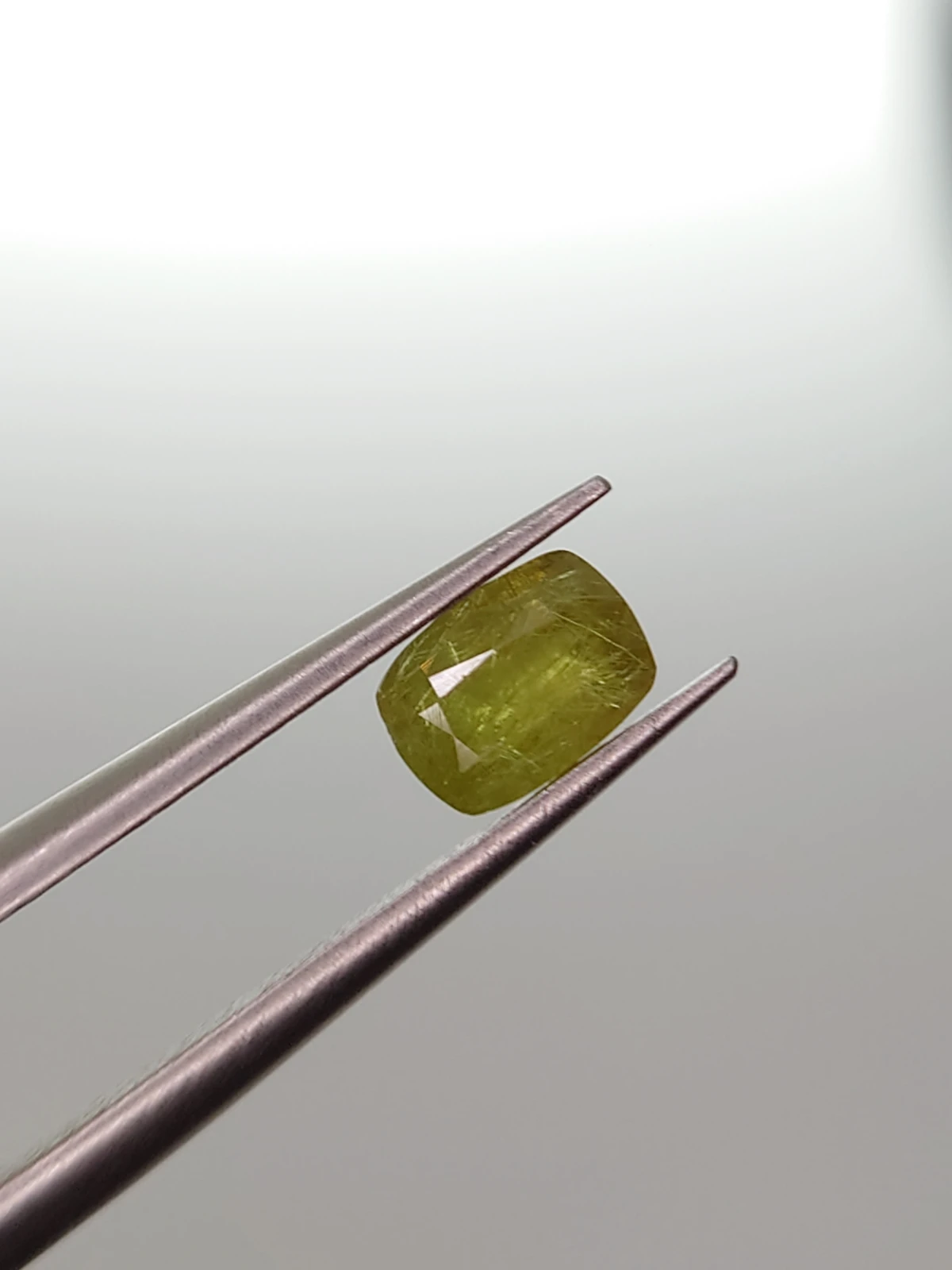 0.48ct Natural Demantoid Garnet Faceted Loose Gemstone From Pakistan — view 6