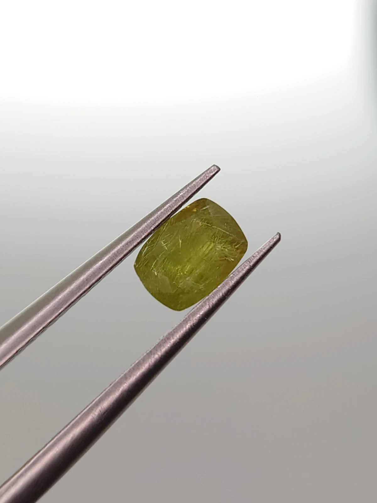 0.48ct Natural Demantoid Garnet Faceted Loose Gemstone From Pakistan — view 4