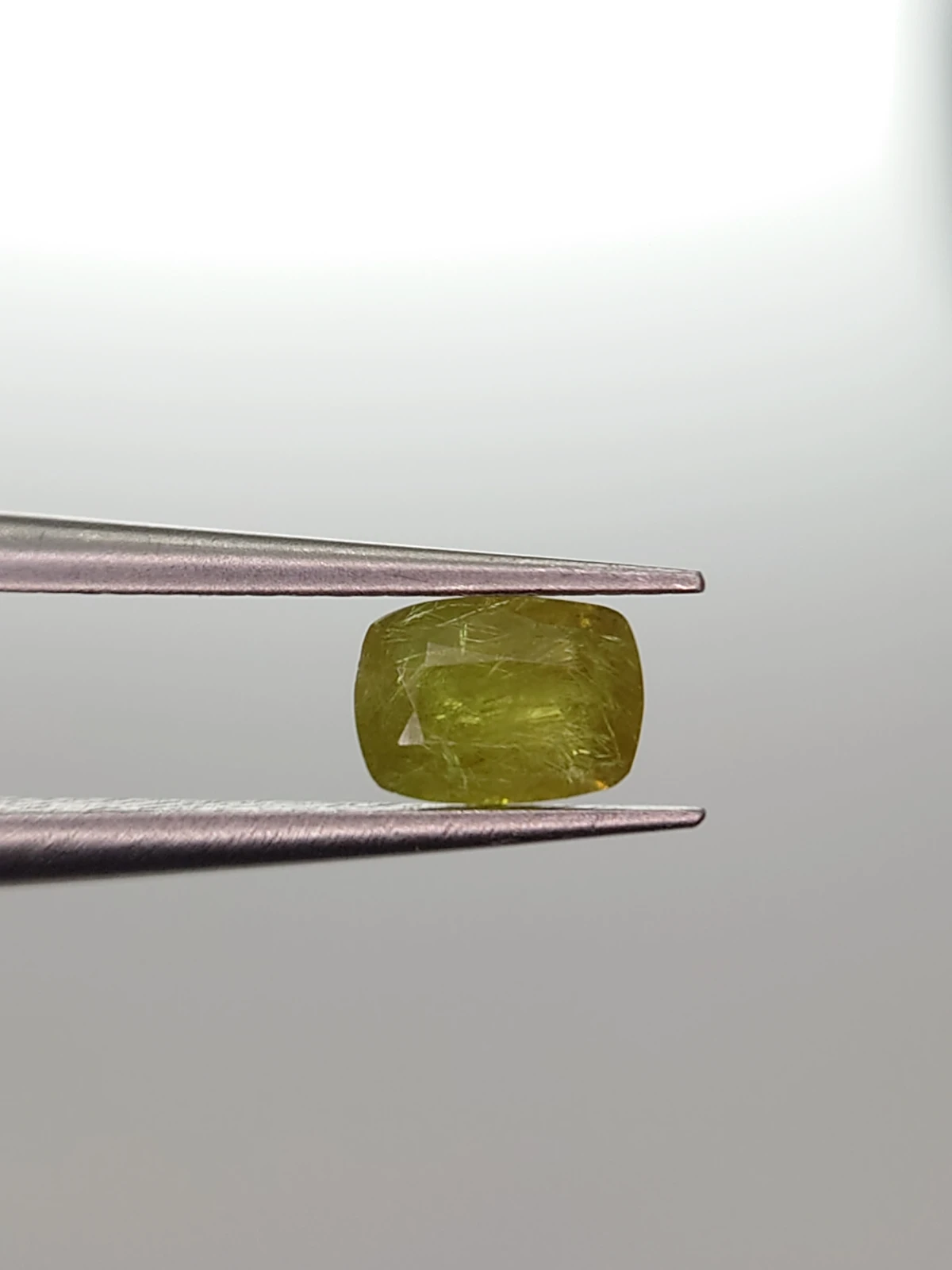 0.48ct Natural Demantoid Garnet Faceted Loose Gemstone From Pakistan — view 3
