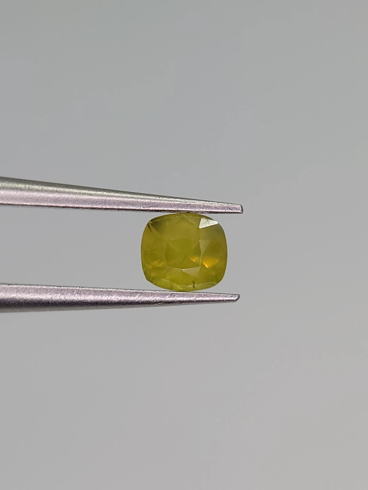 0.36ct Natural Demantoid Garnet Cushion Cut Faceted Loose Gemstone From Pakistan — view 3