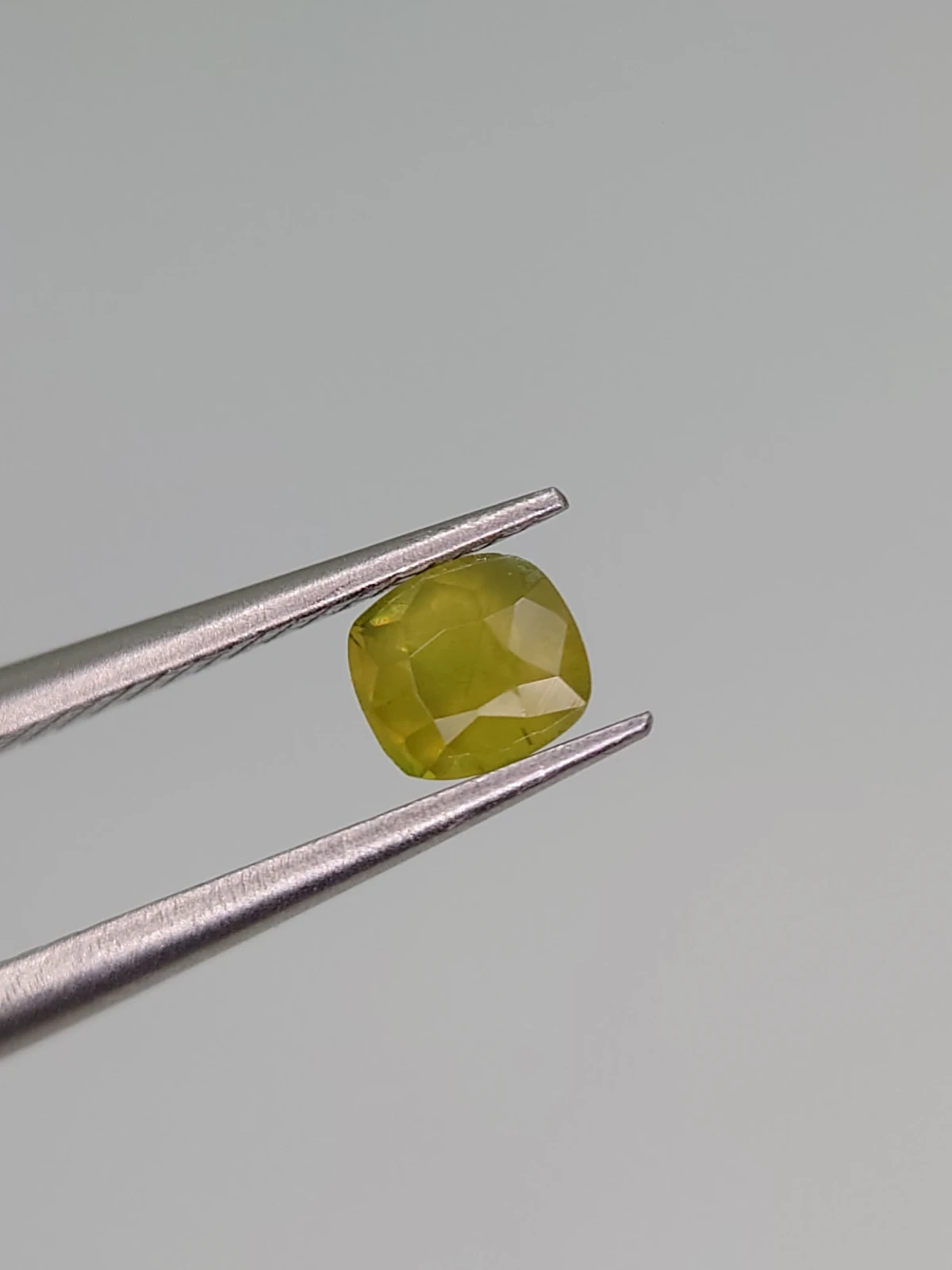 0.36ct Natural Demantoid Garnet Cushion Cut Faceted Loose Gemstone From Pakistan — view 4