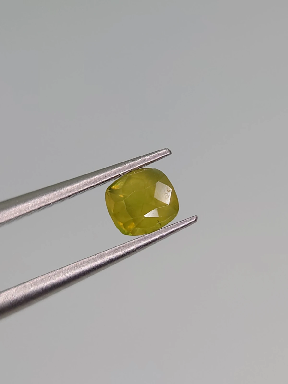 0.36ct Natural Demantoid Garnet Cushion Cut Faceted Loose Gemstone From Pakistan — view 5