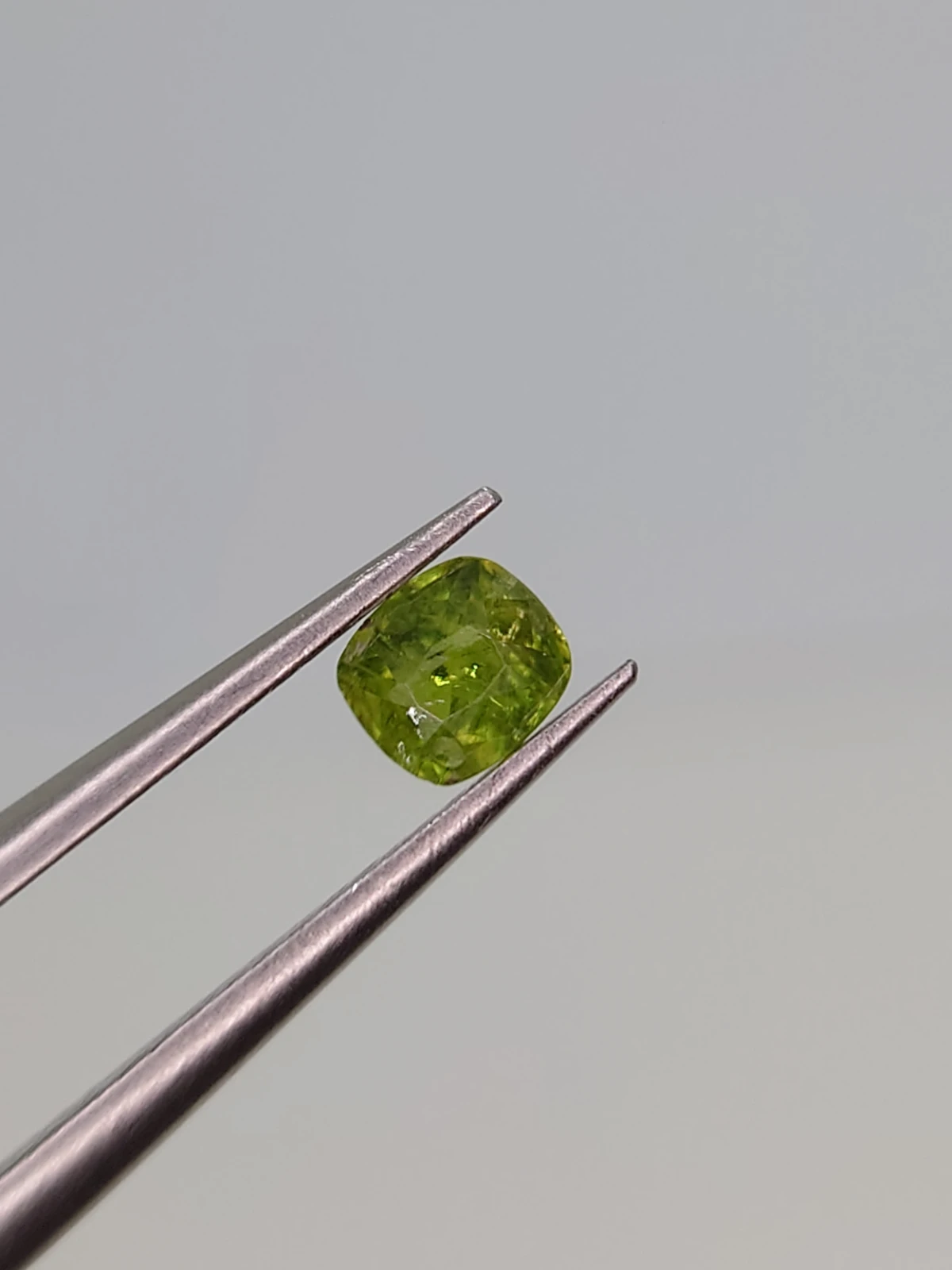 0.23ct Natural Demantoid Garnet Cushion Cut Faceted Loose Gemstone From Pakistan — view 3