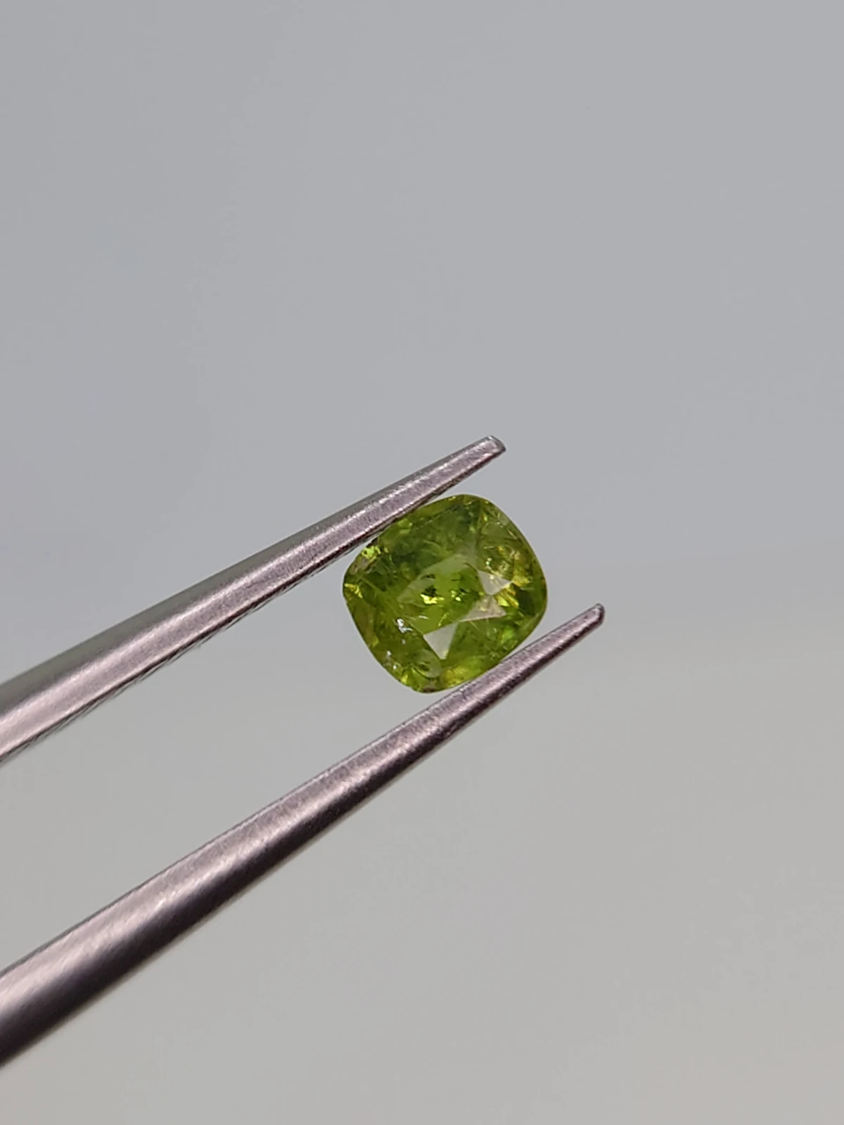 0.23ct Natural Demantoid Garnet Cushion Cut Faceted Loose Gemstone From Pakistan — view 1