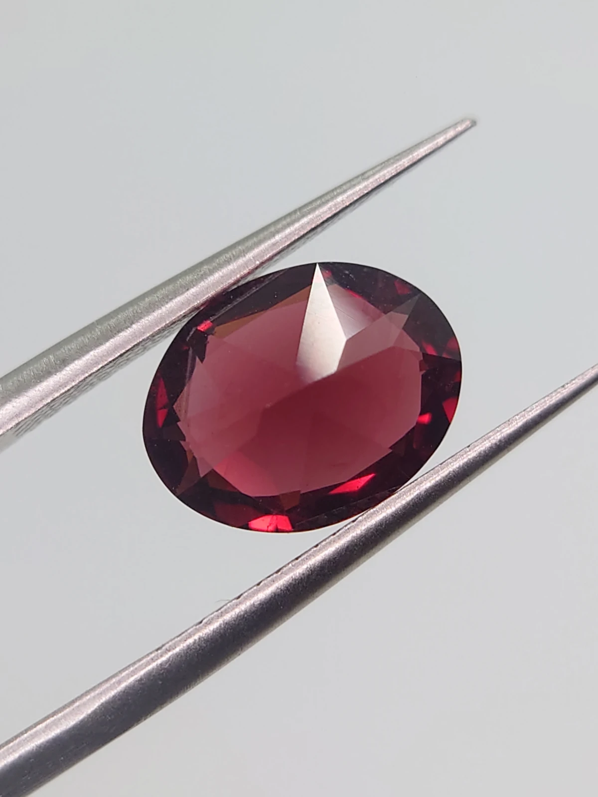 3.79ct Natural Malaya Garnet Oval Cut Faceted Loose Gemstone From Tanzania — view 4