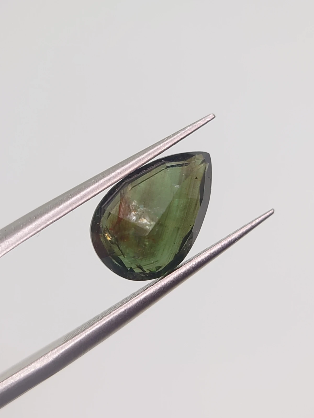 3.2ct Natural Sapphire Pear shape Cut Faceted Loose Gemstone From Nigeria — view 2