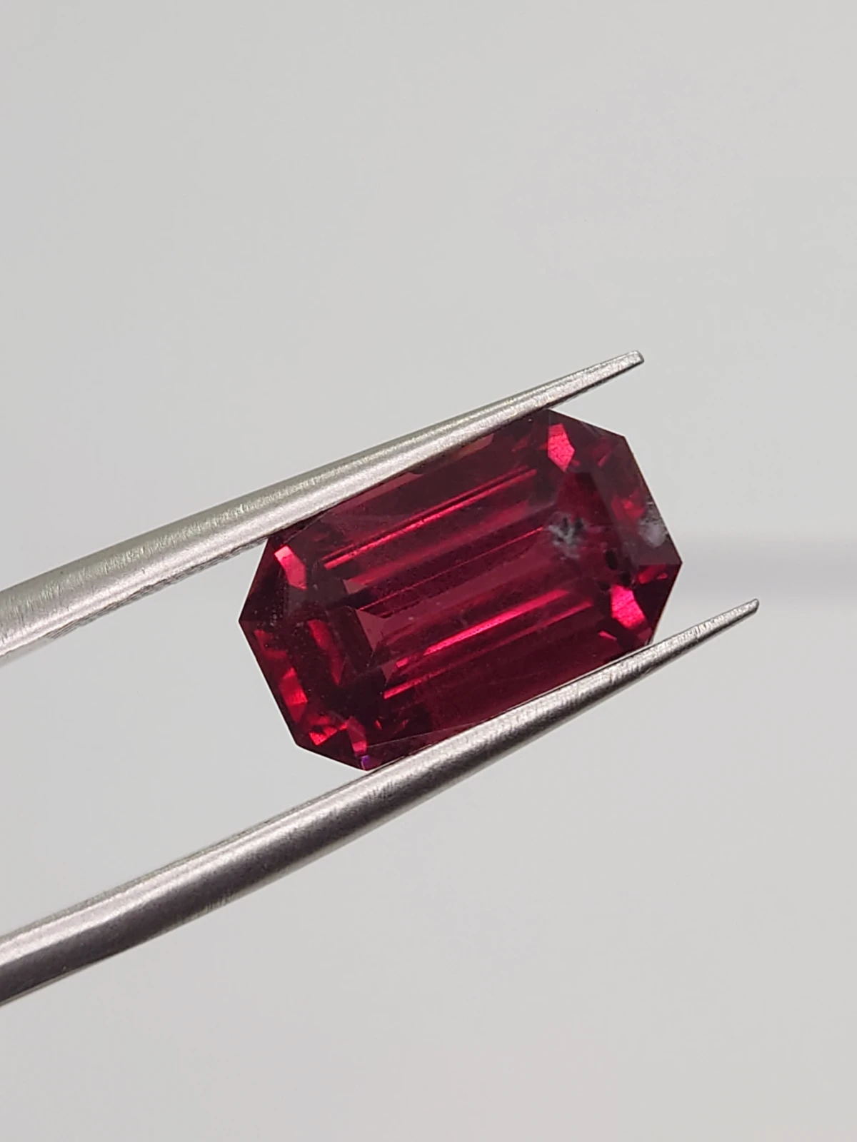 5.8ct Natural Malaya Garnet Cushion Cut Faceted Loose Gemstone From Tanzania — view 1