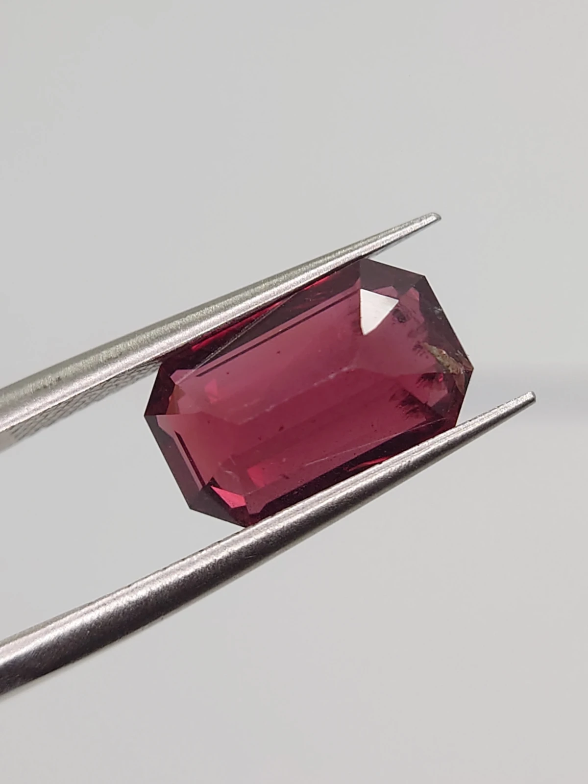 5.8ct Natural Malaya Garnet Cushion Cut Faceted Loose Gemstone From Tanzania — view 2