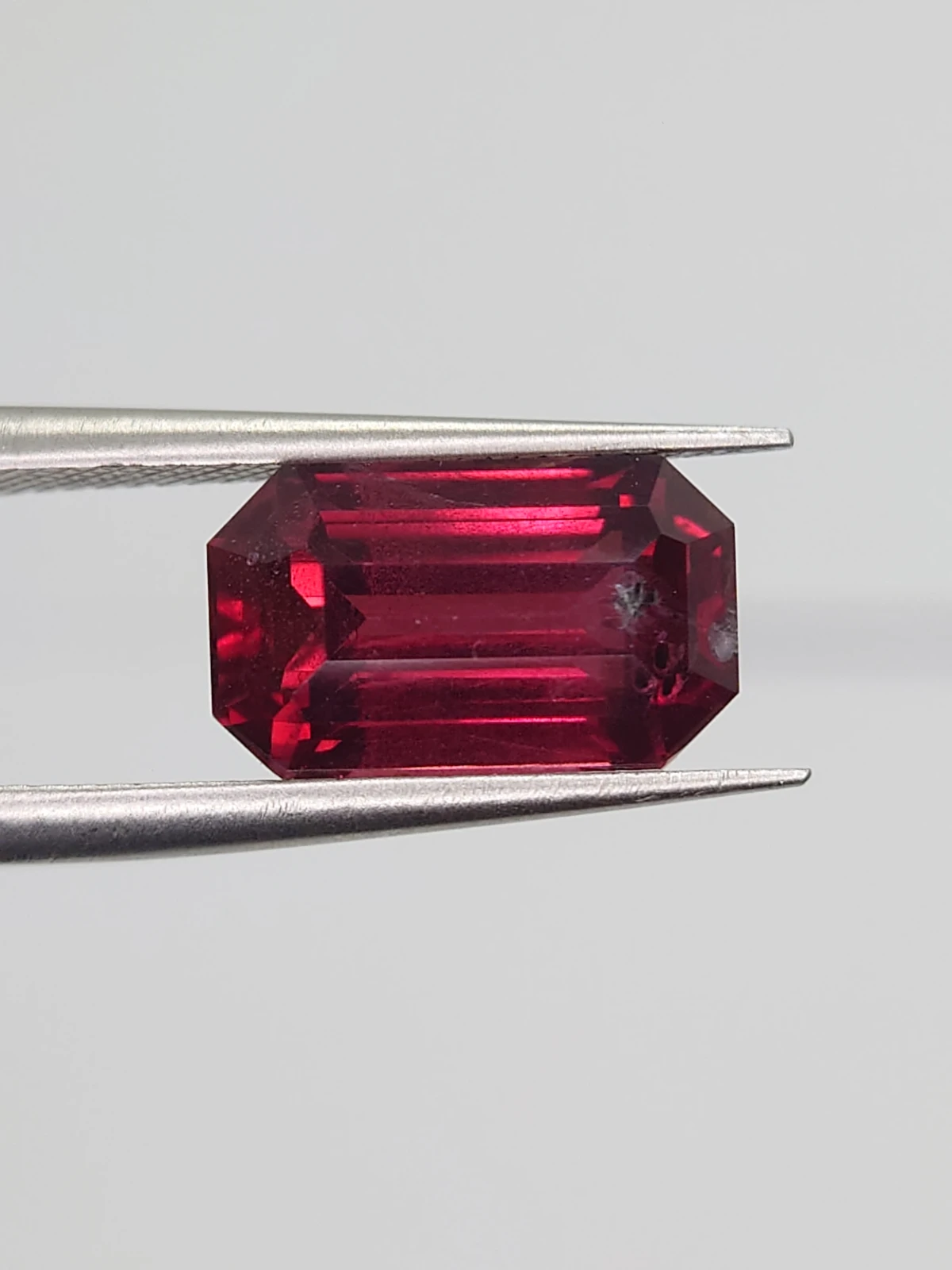 5.8ct Natural Malaya Garnet Cushion Cut Faceted Loose Gemstone From Tanzania — view 5