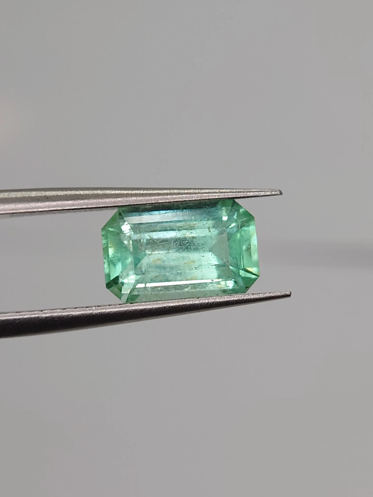 2.33ct Natural Panjshir Emerald Cushion Cut Faceted Loose Gemstone From Afghanistan — view 3