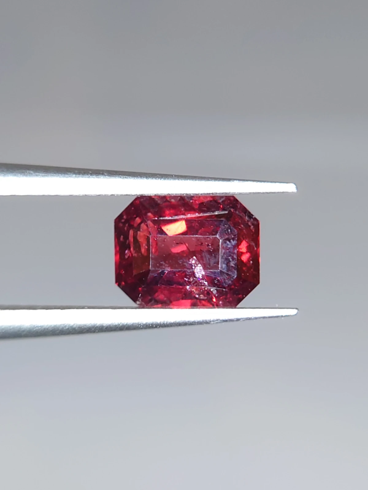 1.25ct Natural Malaya Garnet Fancy Cut Faceted Loose Gemstone From Tanzania — view 5