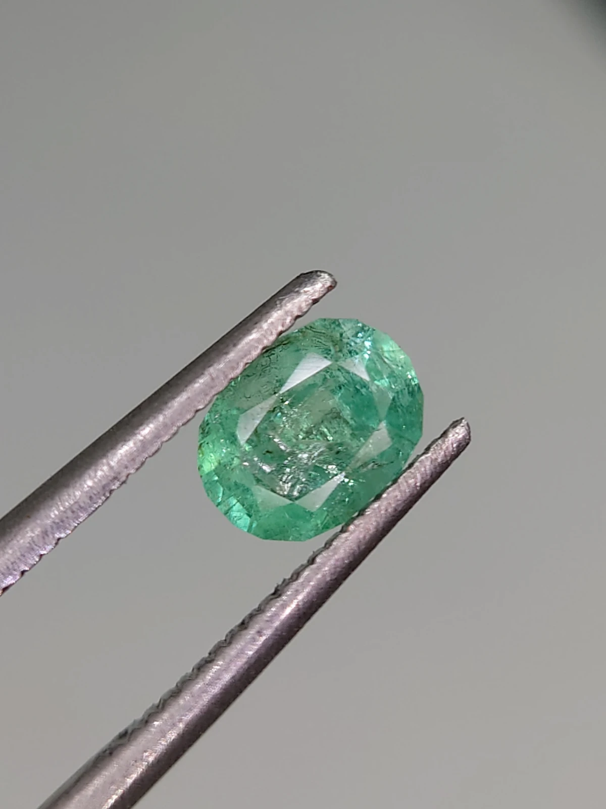 0.80ct Emerald Oval Cut Faceted Loose Gemstone From panjshir Valley Afghanistan — view 6