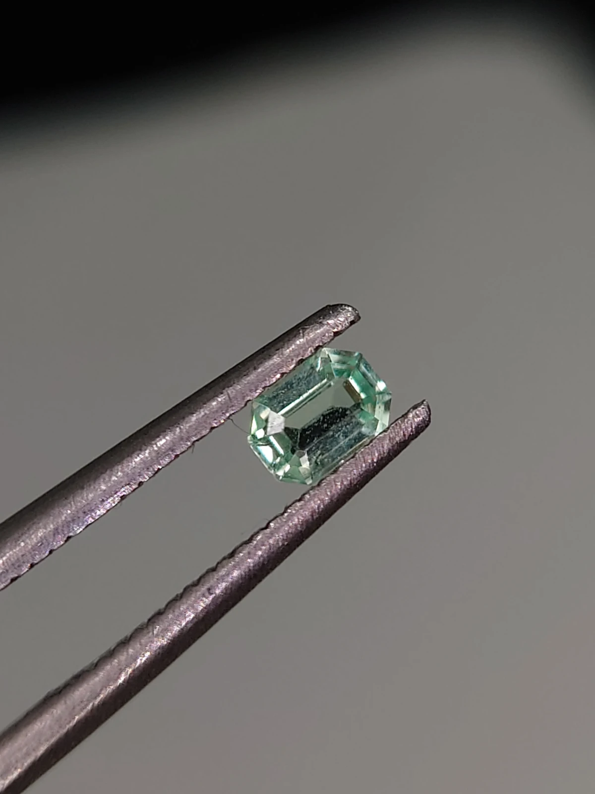 0.18ct Emerald Faceted Loose Gemstone From Panjshir Valley Afghanistan — view 7