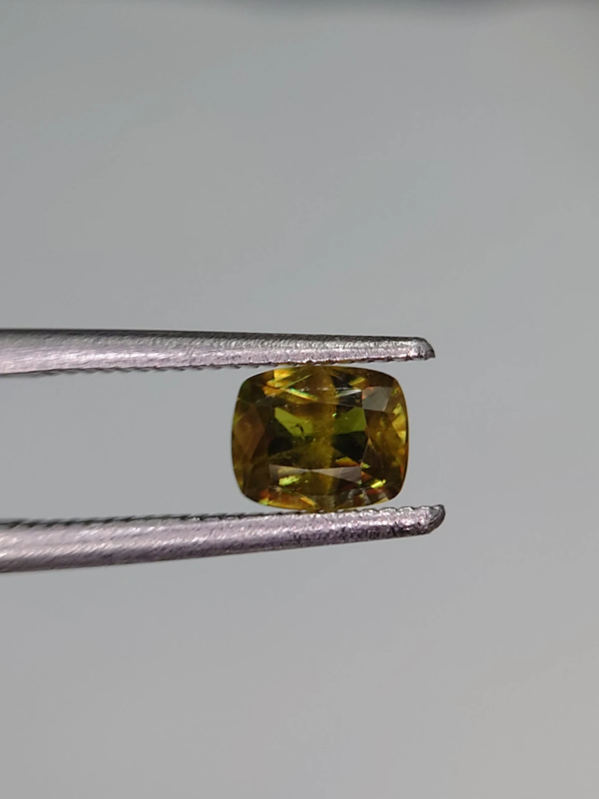 0.61ct Natural Demantoid Garnet Cushion Cut Faceted Loose Gemstone From Pakistan — view 3