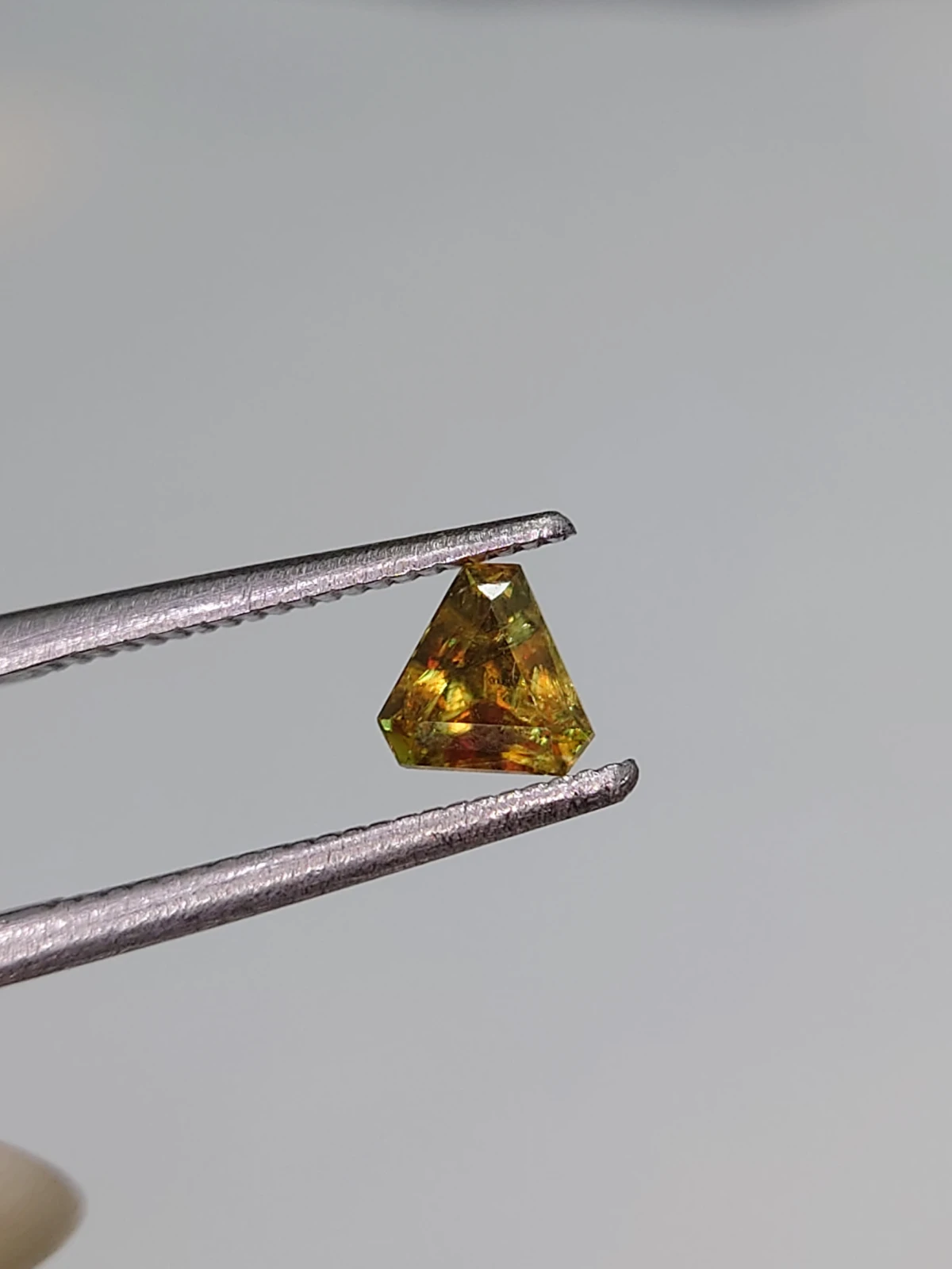 0.40ct Natural Demantoid Garnet Faceted Loose Gemstone From Pakistan — view 4