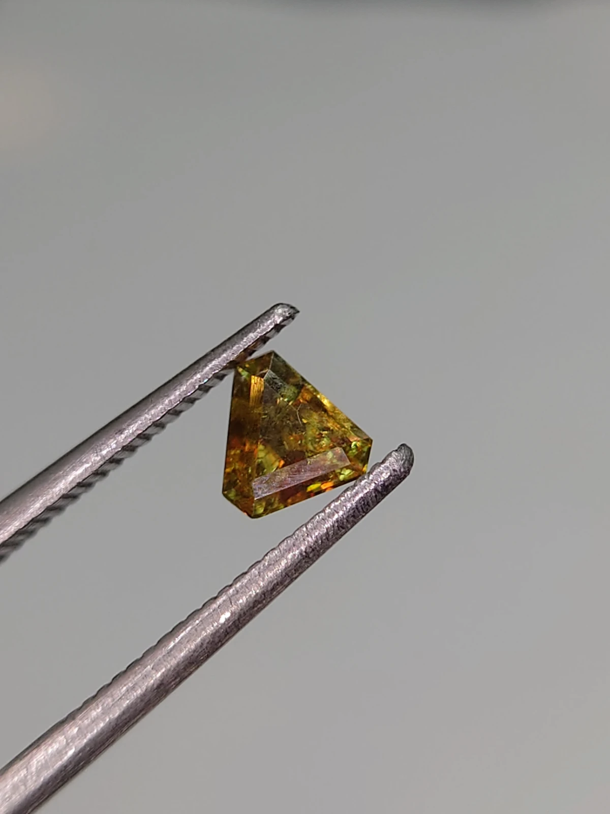 0.40ct Natural Demantoid Garnet Faceted Loose Gemstone From Pakistan — view 6