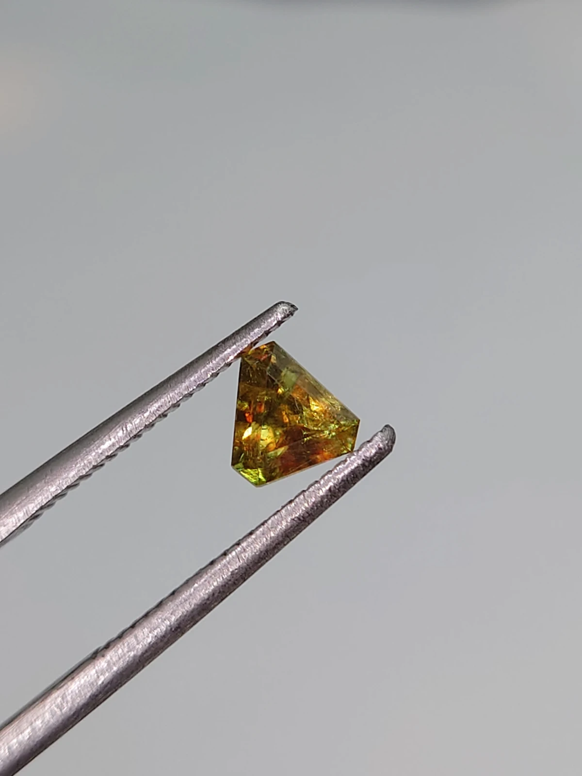 0.40ct Natural Demantoid Garnet Faceted Loose Gemstone From Pakistan — view 3
