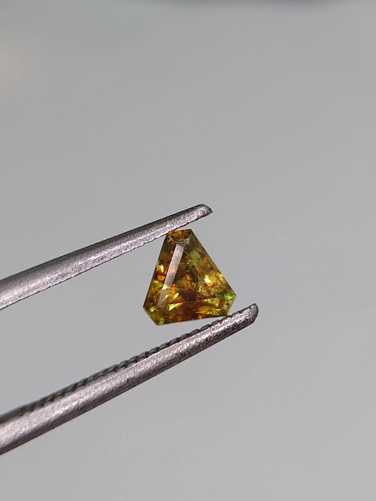 0.40ct Natural Demantoid Garnet Faceted Loose Gemstone From Pakistan — view 5