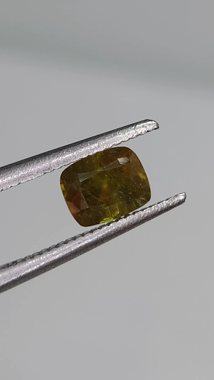 0.75ct Natural Demantoid Garnet Cushion Cut Faceted Loose Gemstone From Pakistan — view 5