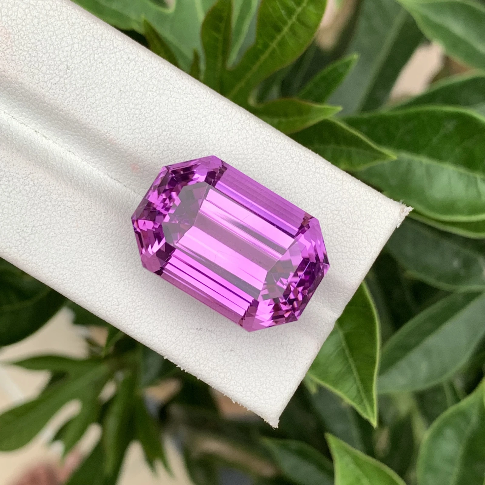51.65 CT Natural Pinkish Purple Kunzite Octagonal Shape Loose Gemstone — view 5