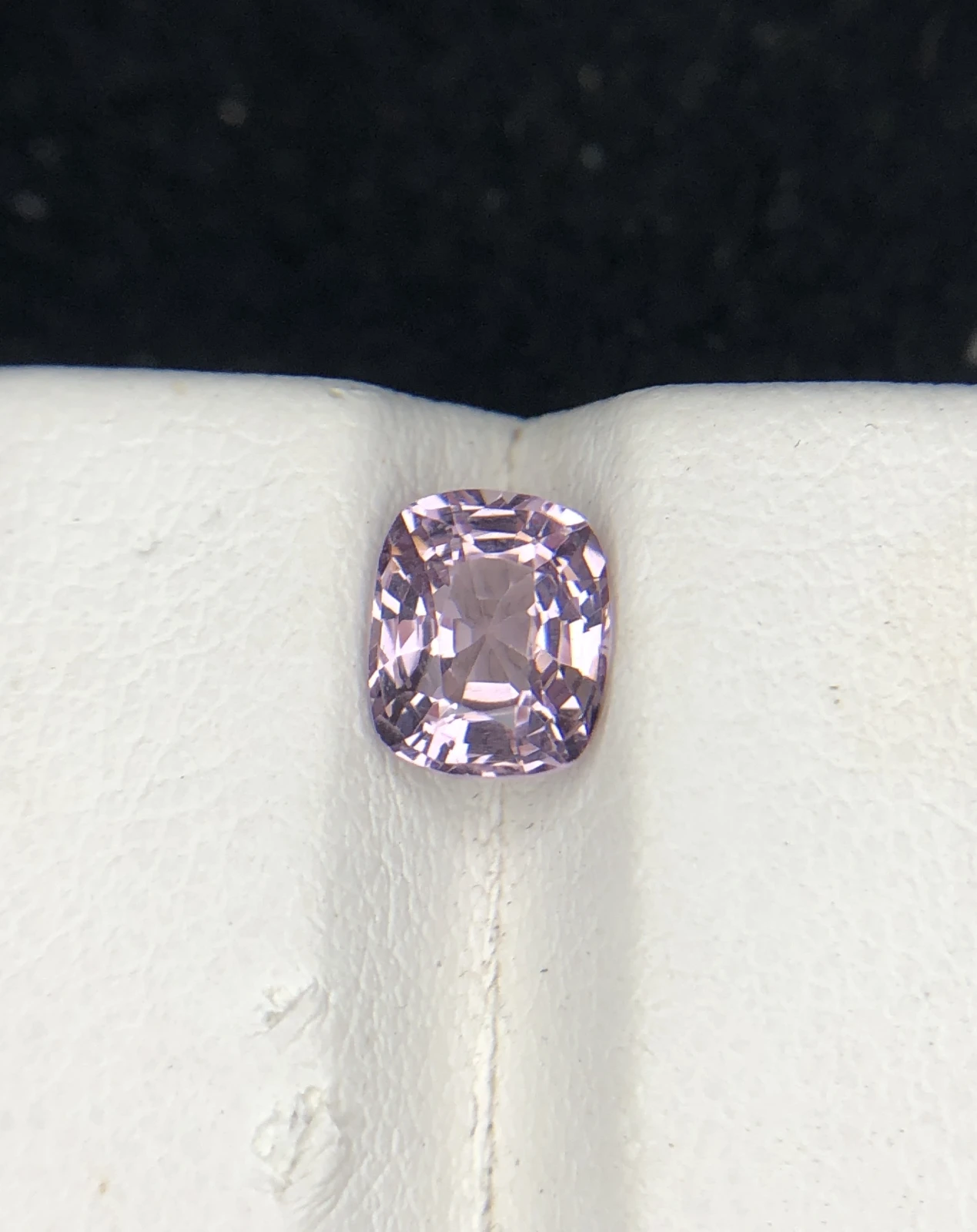 1.25ct Pink Spinel Cushion Cut From Burma — view 2