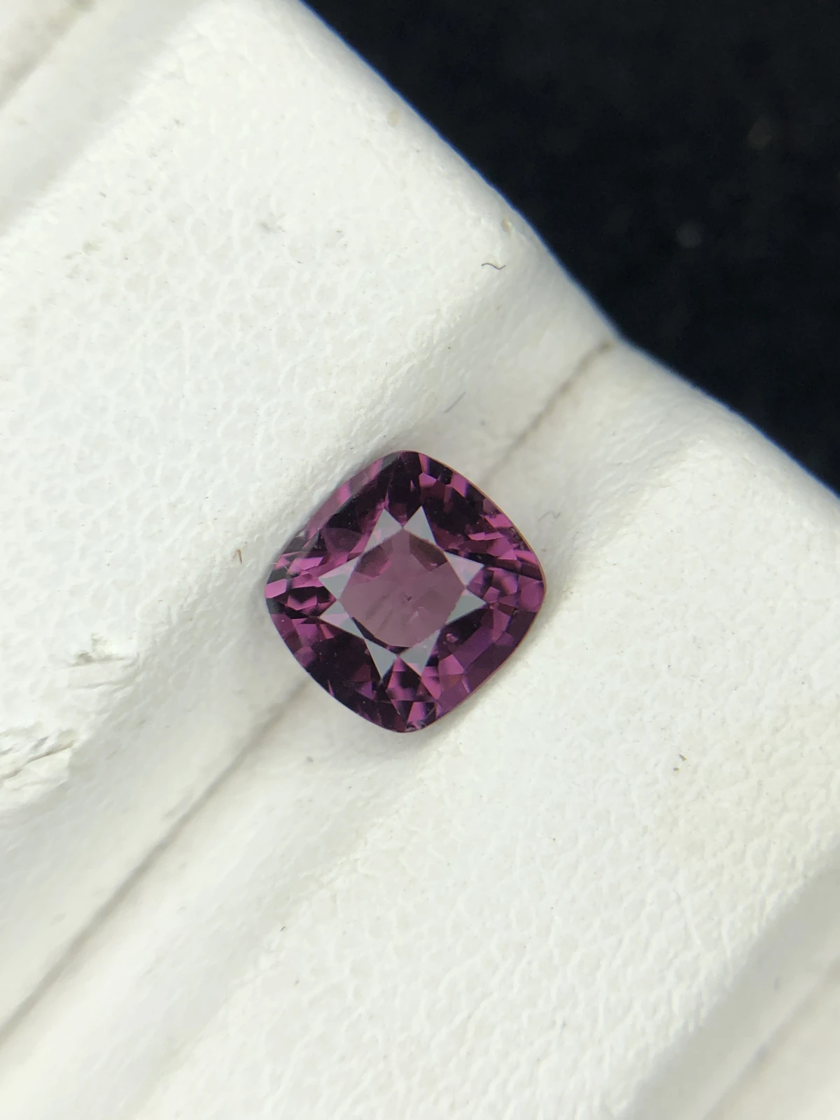 1.10ct Hot Pink Spinel Square Cushion Cut From Burma — view 4