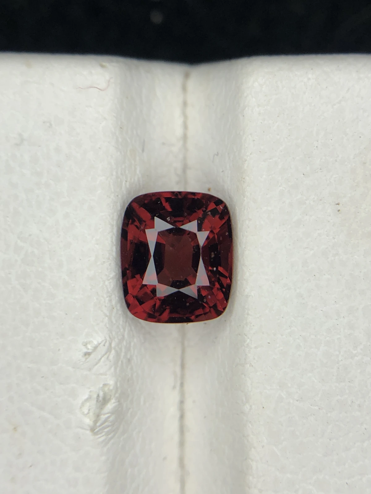 1.30ct Red Spinel  Cushion Cut From Burma — view 2