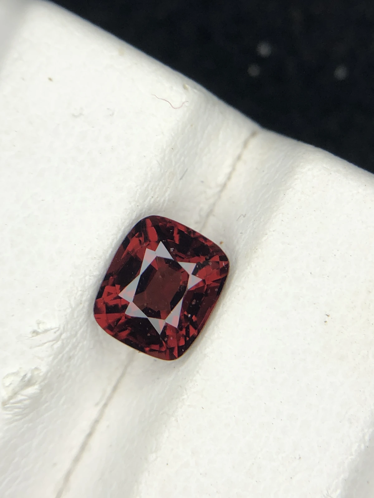 1.30ct Red Spinel  Cushion Cut From Burma — view 3