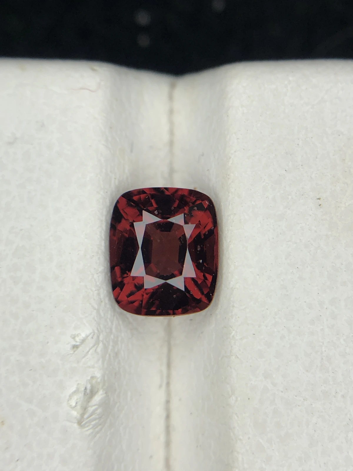 1.30ct Red Spinel  Cushion Cut From Burma — view 4