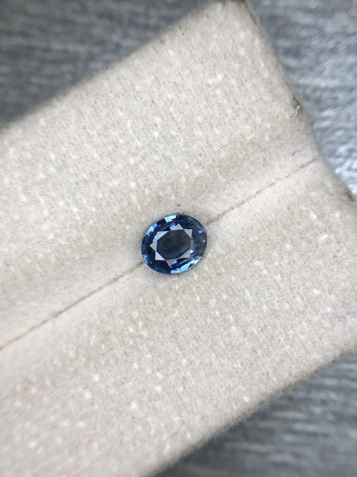 0.66 ct. Teal Sapphire From Sri Lanka — view 1