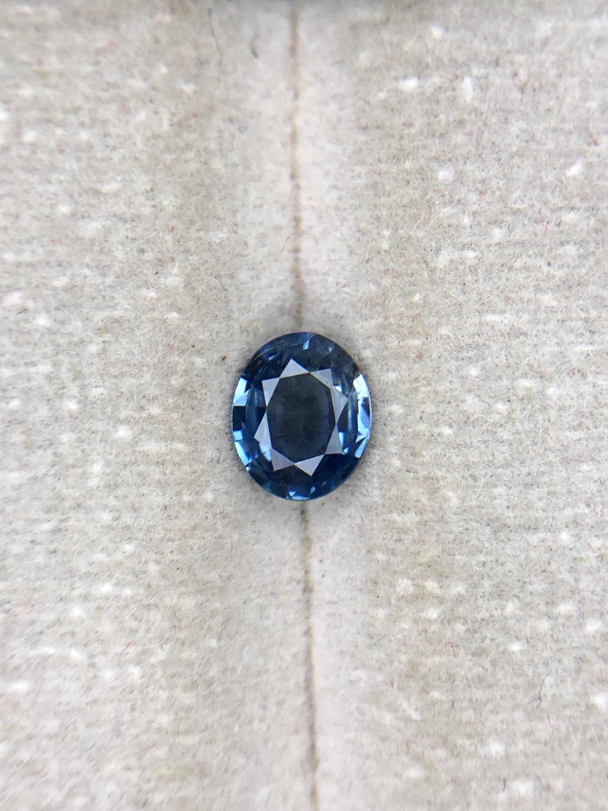 0.66 ct. Teal Sapphire From Sri Lanka — view 2